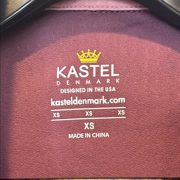 Katsel Women's Long Sleeve Sunshirt - Burgundy and Pink - Picture 2 of 5